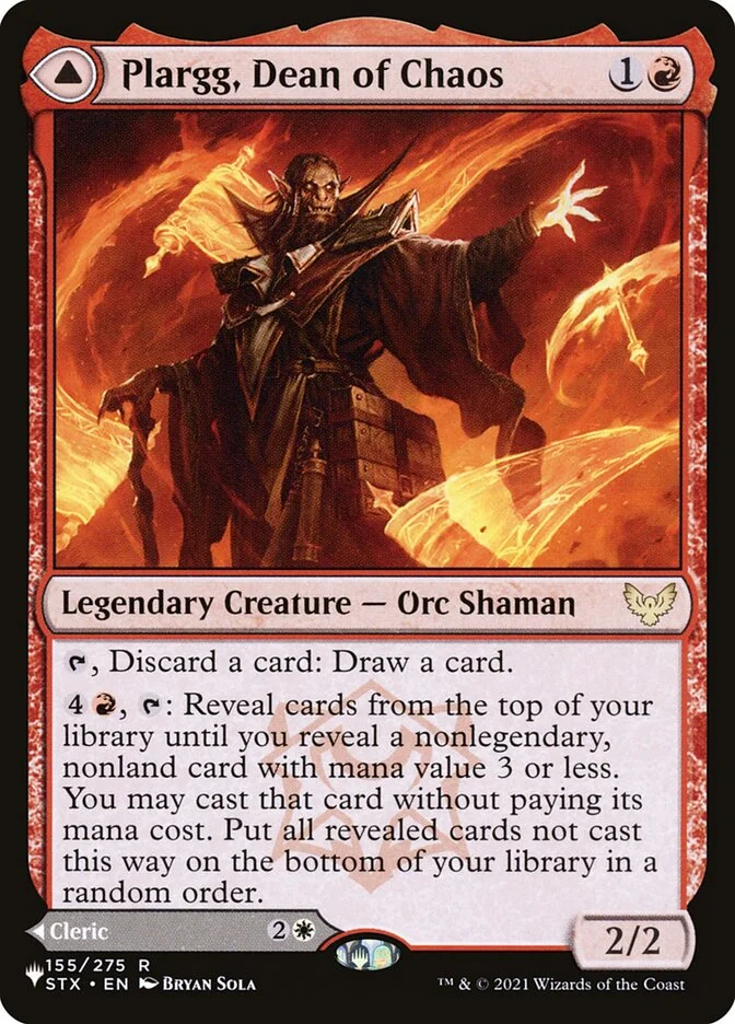 Plargg, Dean of Chaos // Augusta, Dean of Order 「PLST/STX-155」「EN」
