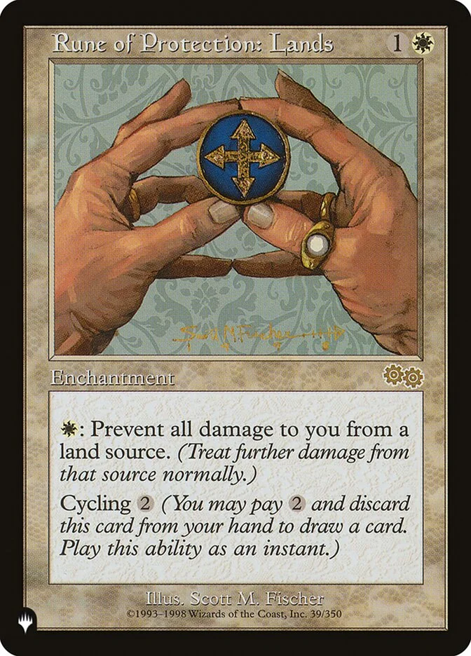 Rune of Protection: Lands 「PLST/USG-39」「EN」