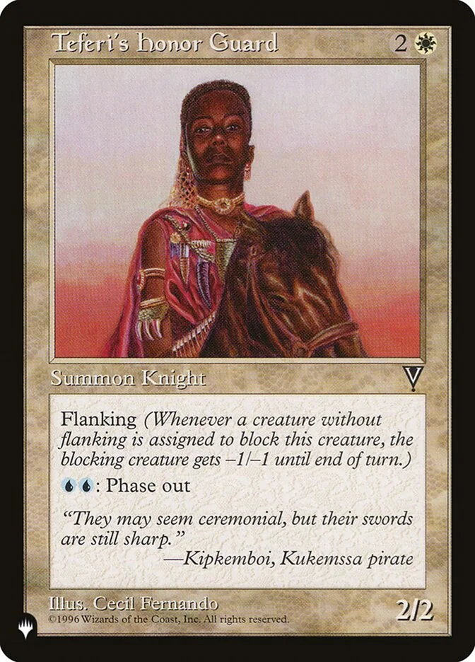 Teferi's Honor Guard 「PLST/VIS-22」「EN」