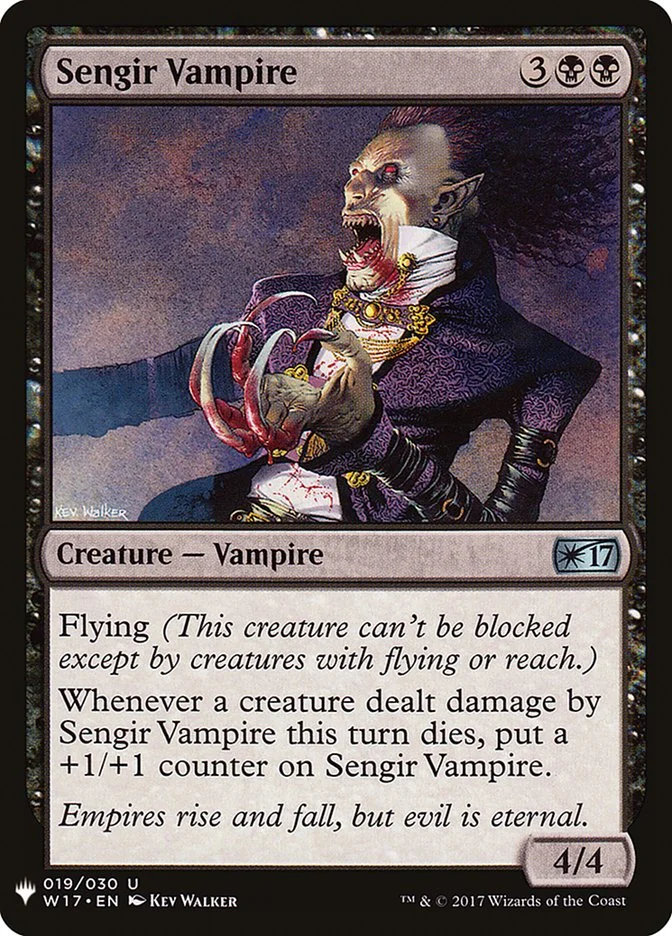Sengir Vampire 「PLST/W17-19」「EN」