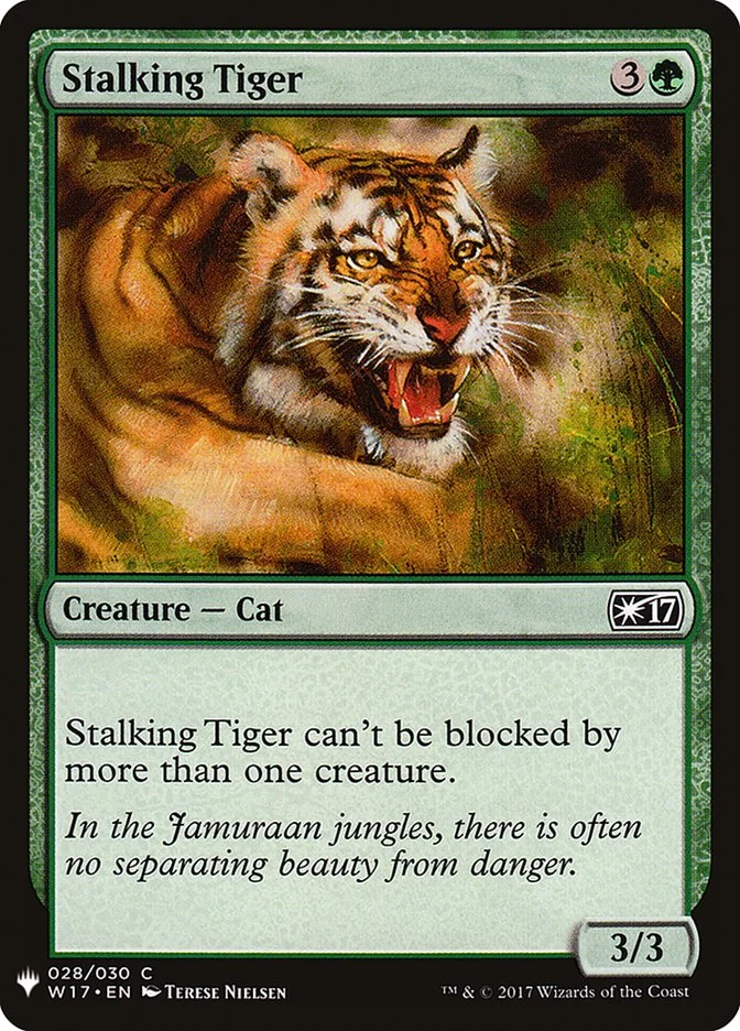 Stalking Tiger 「PLST/W17-28」「EN」