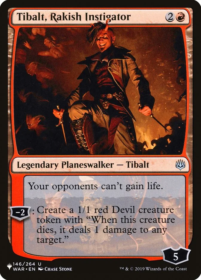 Tibalt, Rakish Instigator 「PLST/WAR-146」「EN」