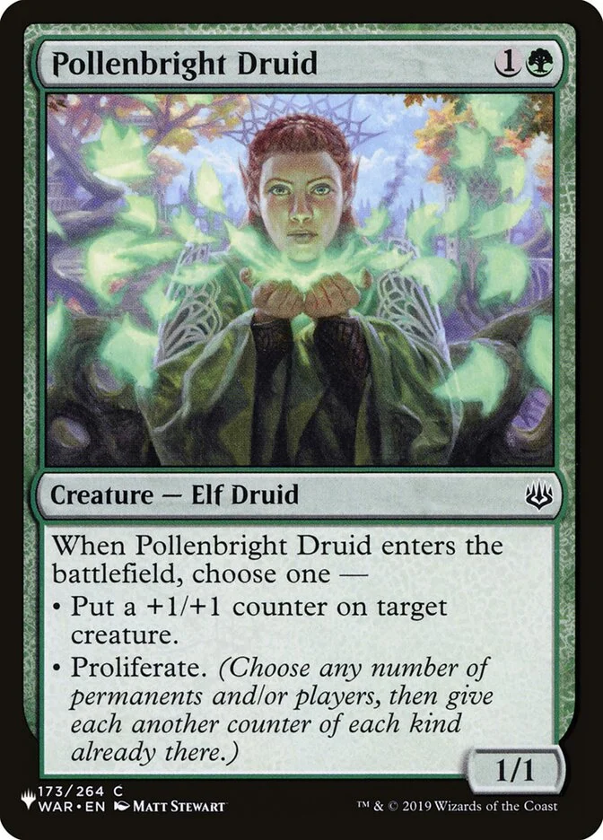 Pollenbright Druid 「PLST/WAR-173」「EN」