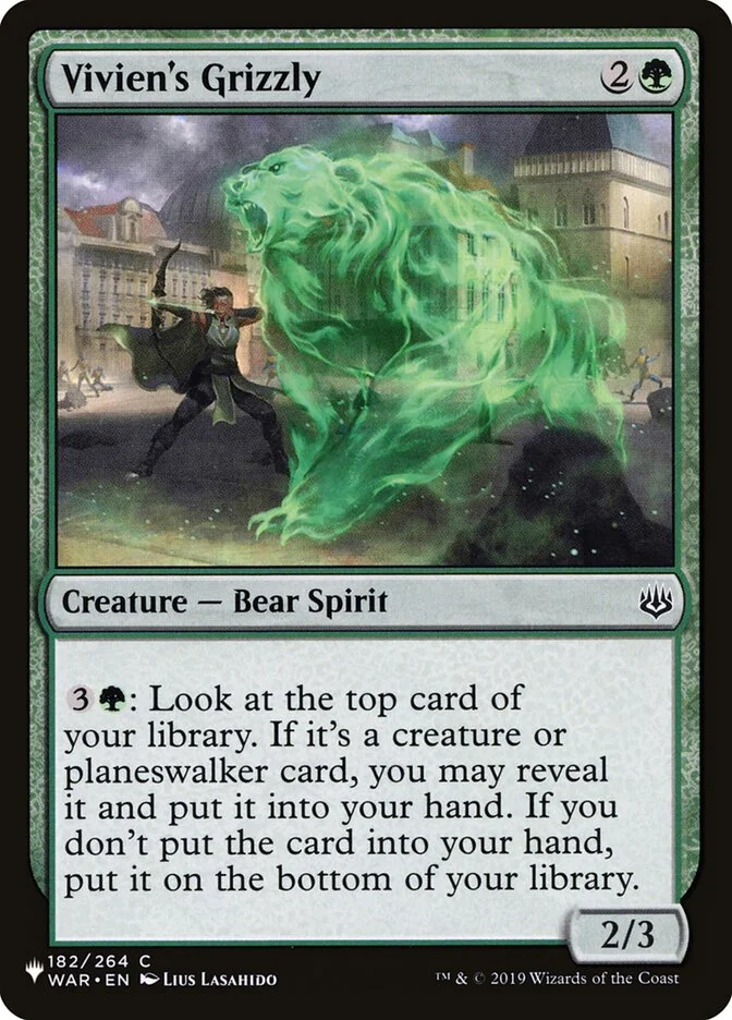 Vivien's Grizzly 「PLST/WAR-182」「EN」