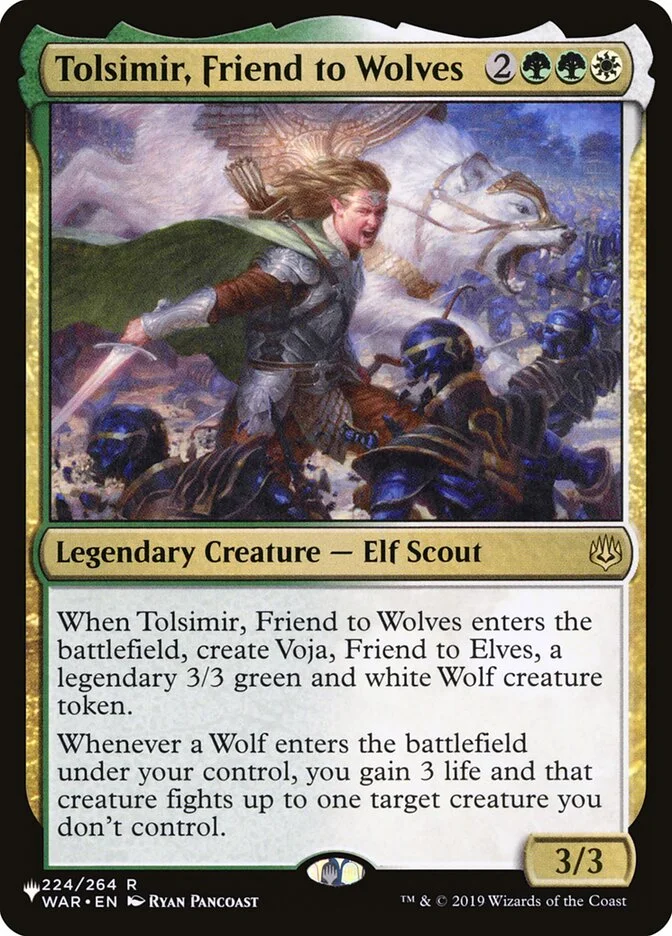 Tolsimir, Friend to Wolves 「PLST/WAR-224」「EN」