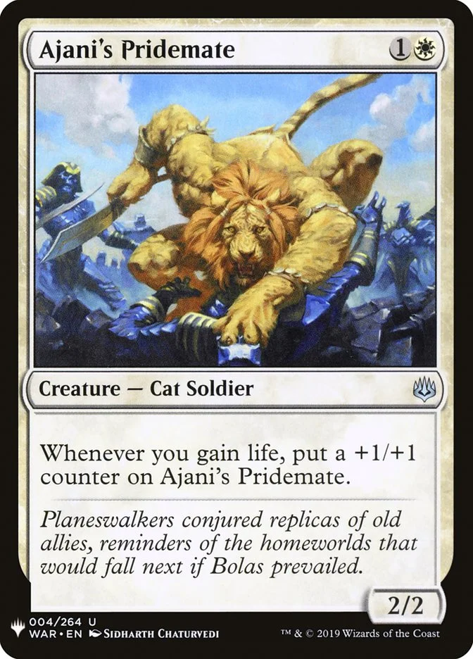 Ajani's Pridemate 「PLST/WAR-4」「EN」
