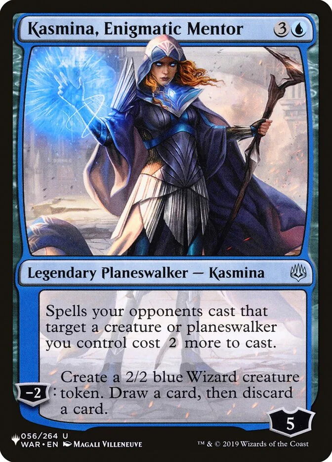 Kasmina, Enigmatic Mentor 「PLST/WAR-56」「EN」