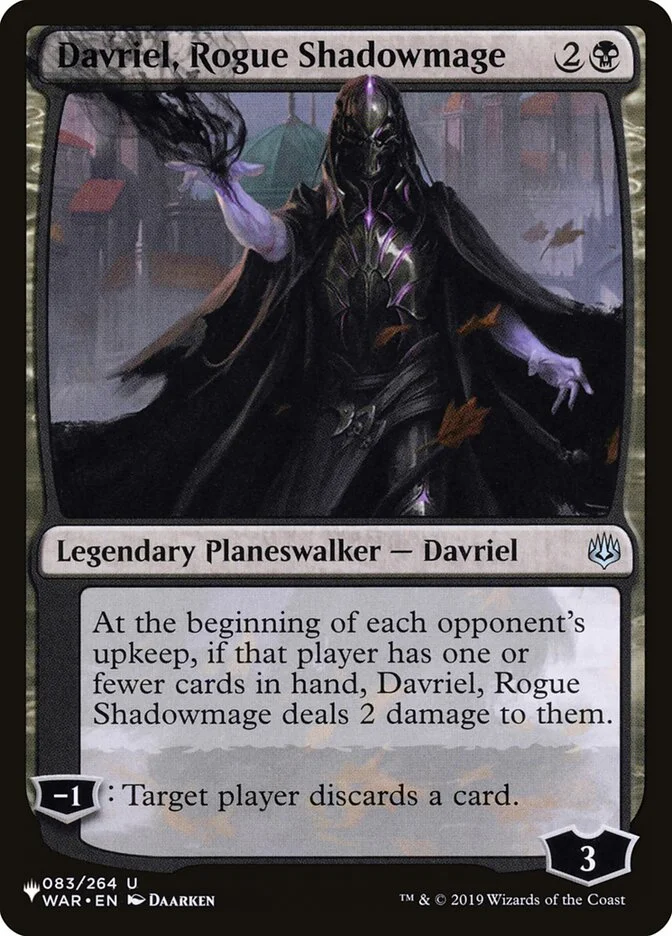 Davriel, Rogue Shadowmage 「PLST/WAR-83」「EN」
