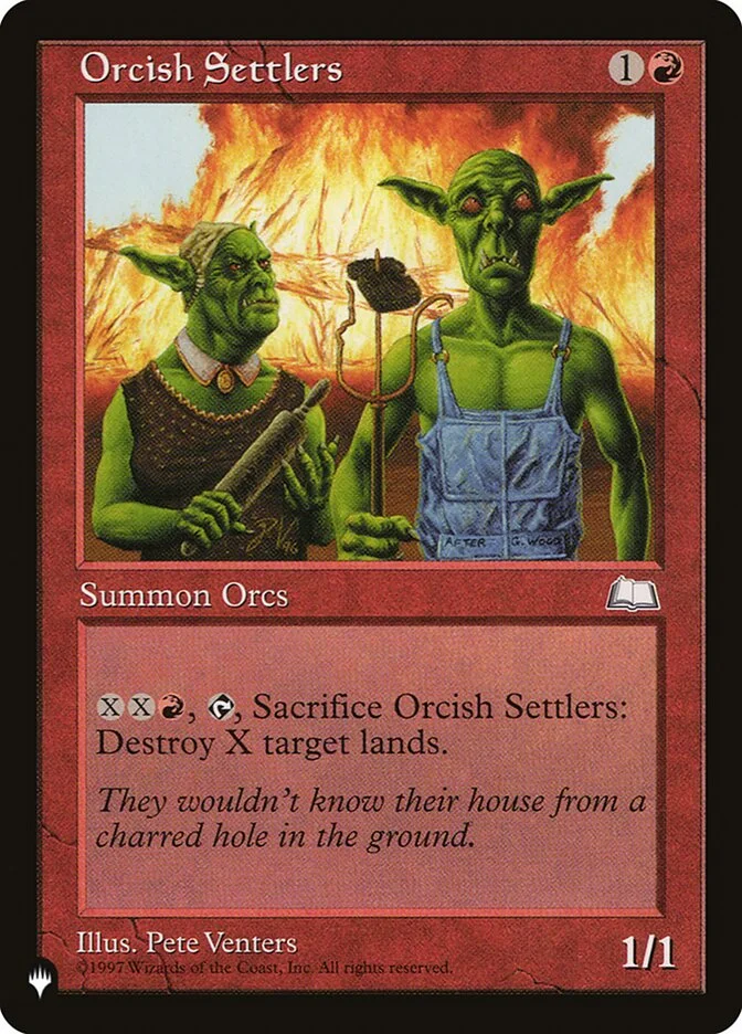 Orcish Settlers 「PLST/WTH-112」「EN」