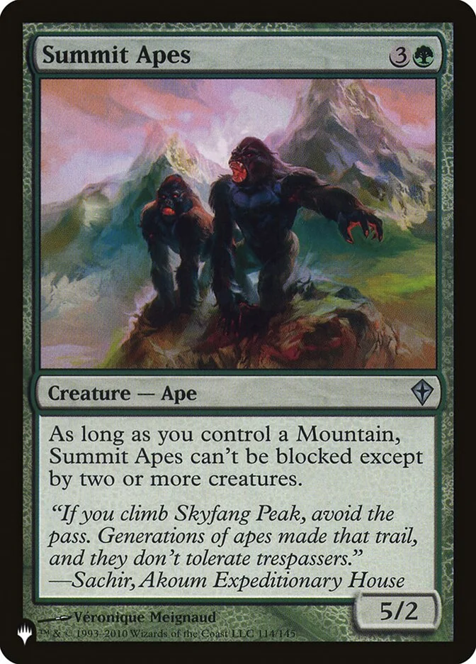 Summit Apes 「PLST/WWK-114」「EN」