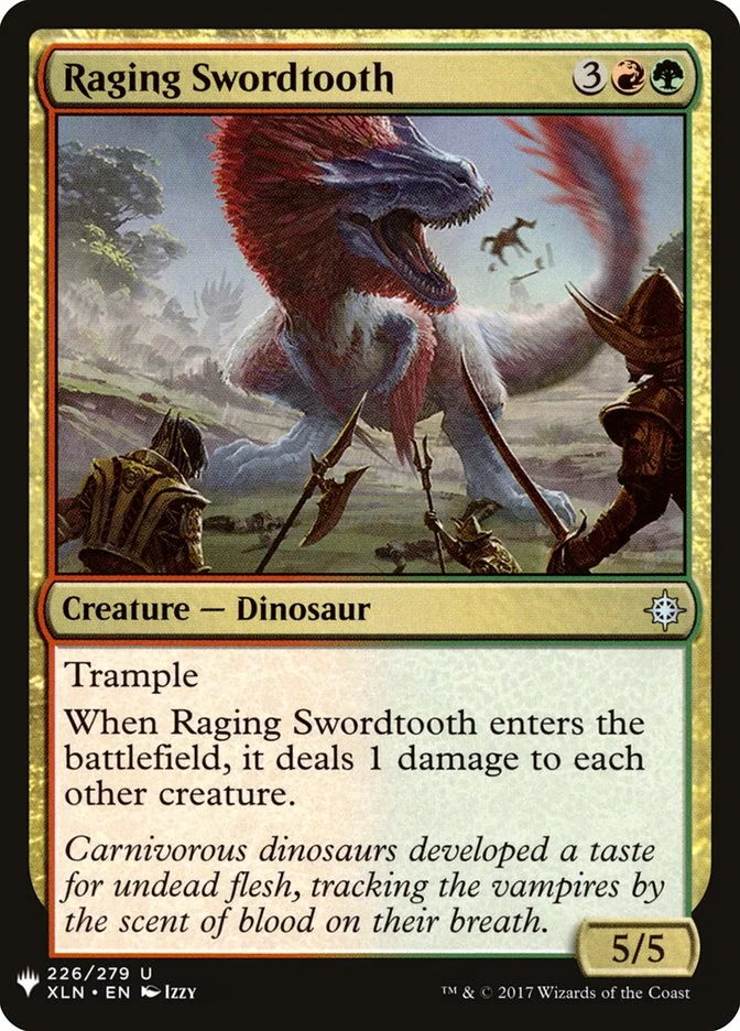 Raging Swordtooth 「PLST/XLN-226」「EN」