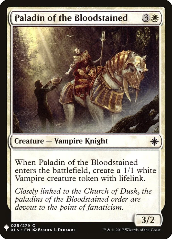 Paladin of the Bloodstained 「PLST/XLN-25」「EN」
