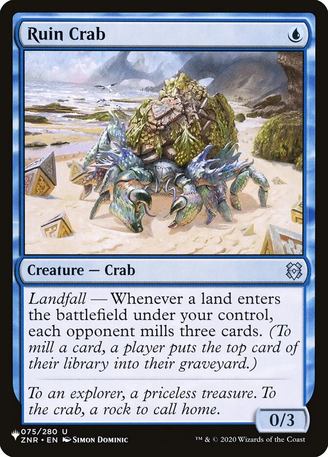 Ruin Crab 「PLST/ZNR-75」「EN」