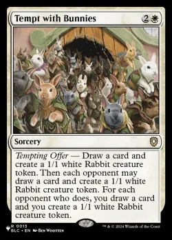 Tempt with Bunnies #BLC-13 · Magic: The Gathering