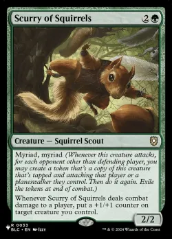 Scurry of Squirrels #BLC-33 · Magic: The Gathering