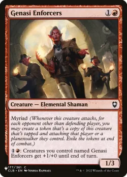 Genasi Enforcers #CLB-177 · Magic: The Gathering