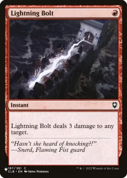 Lightning Bolt #CLB-187 · Magic: The Gathering