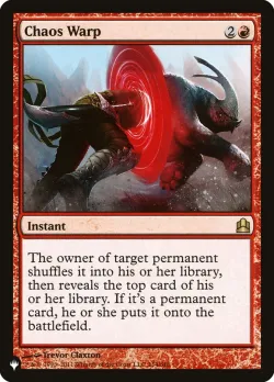 Chaos Warp #CMD-114 · Magic: The Gathering