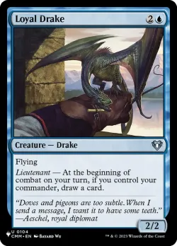 Loyal Drake #CMM-104 · Magic: The Gathering