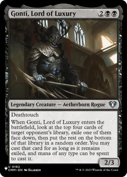 Gonti, Lord of Luxury #CMM-162 · Magic: The Gathering