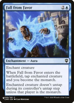 Fall from Favor #CMR-68 · Magic: The Gathering