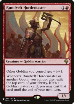 Rundvelt Hordemaster #DMU-142 · Magic: The Gathering