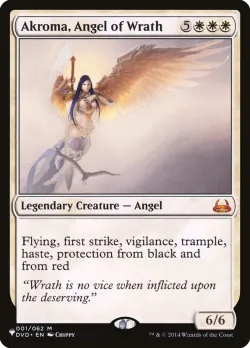 Akroma, Angel of Wrath #DVD-1 · Magic: The Gathering