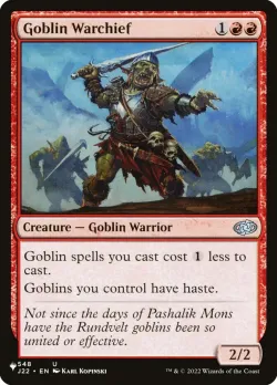 Goblin Warchief 「PLST/J22-548」「EN」