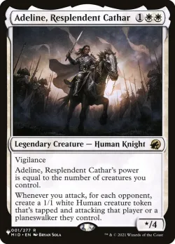 Adeline, Resplendent Cathar #MID-1 · Magic: The Gathering