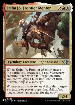 Ertha Jo, Frontier Mentor #OTJ-203 · Magic: The Gathering
