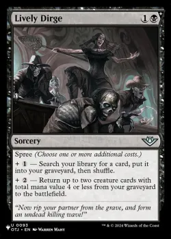 Lively Dirge #OTJ-93 · Magic: The Gathering