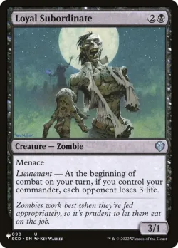 Loyal Subordinate #SCD-90 · Magic: The Gathering