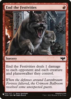 End the Festivities #VOW-155 · Magic: The Gathering