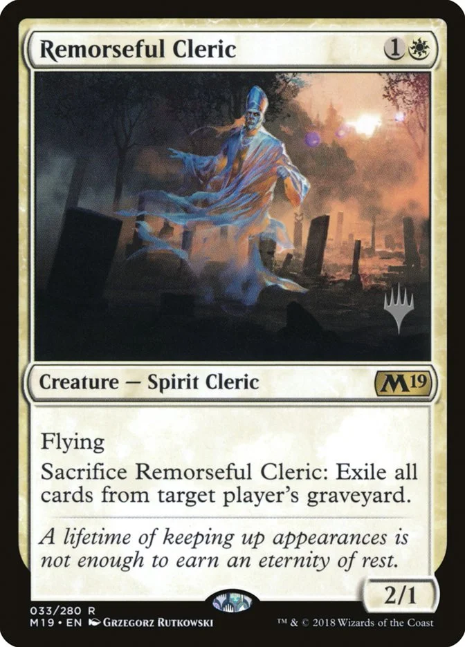 Remorseful Cleric 「PM19/33p」「EN」