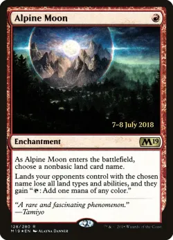 Alpine Moon #128s · Magic: The Gathering
