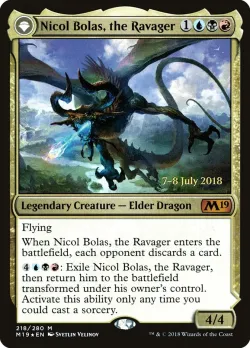 Nicol Bolas, the Ravager // Nicol Bolas, the Arisen 「PM19/218s」「EN」