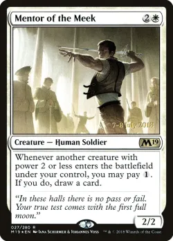 Mentor of the Meek #27s · Magic: The Gathering