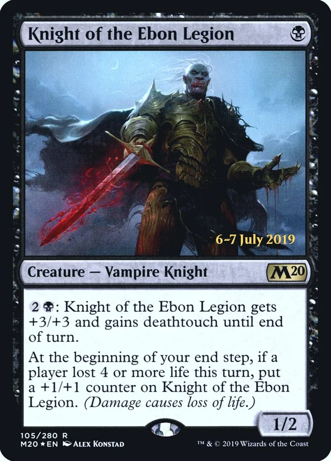 Knight of the Ebon Legion 「PM20/105s」「EN」