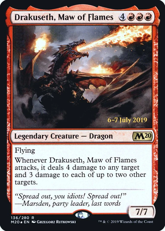 Drakuseth, Maw of Flames 「PM20/136s」「EN」