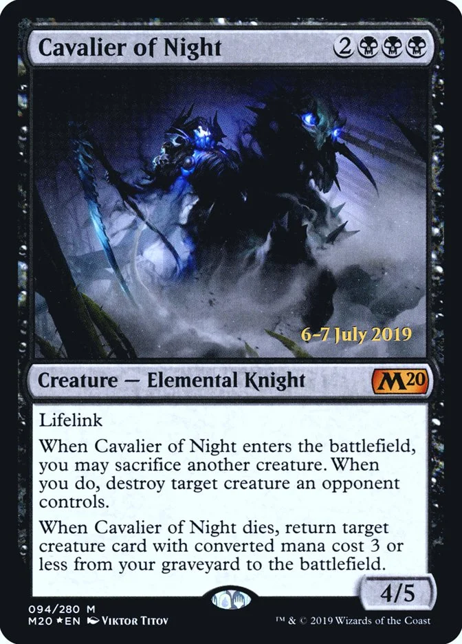 Cavalier of Night 「PM20/94s」「EN」