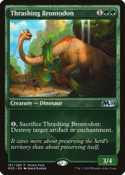 Thrashing Brontodon 「PM20/197」「EN」