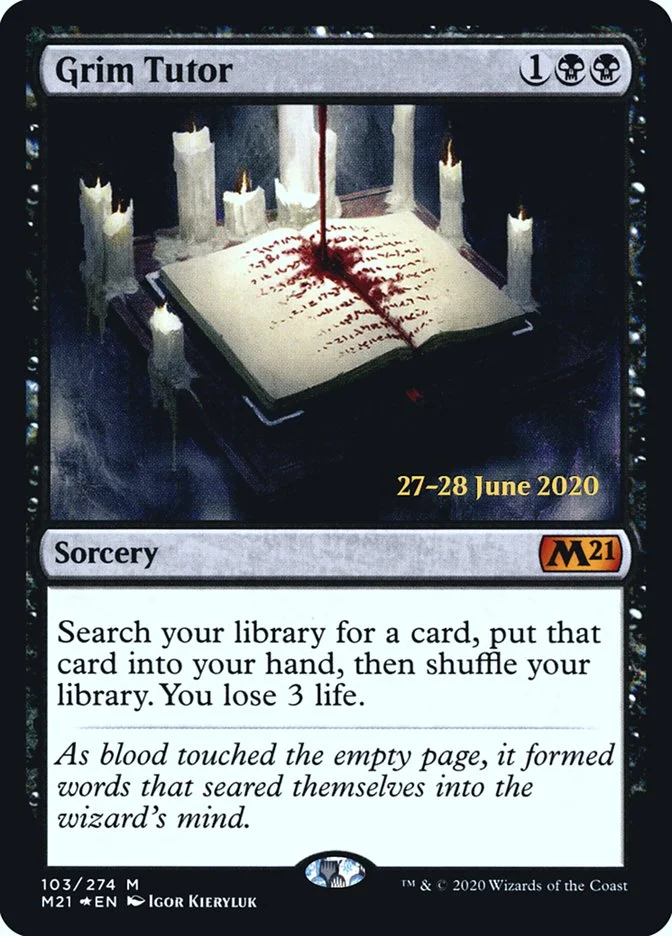 Grim Tutor 「PM21/103s」「EN」