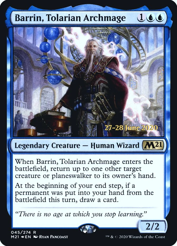 Barrin, Tolarian Archmage 「PM21/45s」「EN」