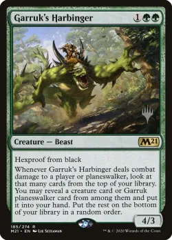 Garruk's Harbinger 「PM21/185p」「EN」
