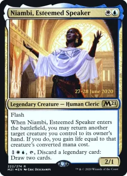Niambi, Esteemed Speaker 「PM21/222s」「EN」