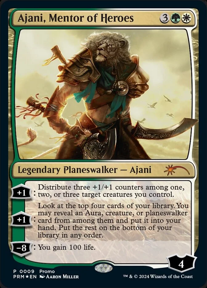 Ajani, Mentor of Heroes 「PMEI/2024-3」「EN」