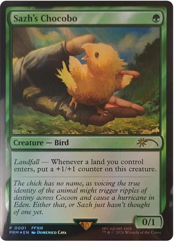 Sazh's Chocobo 「PMEI/2026-17」「EN」