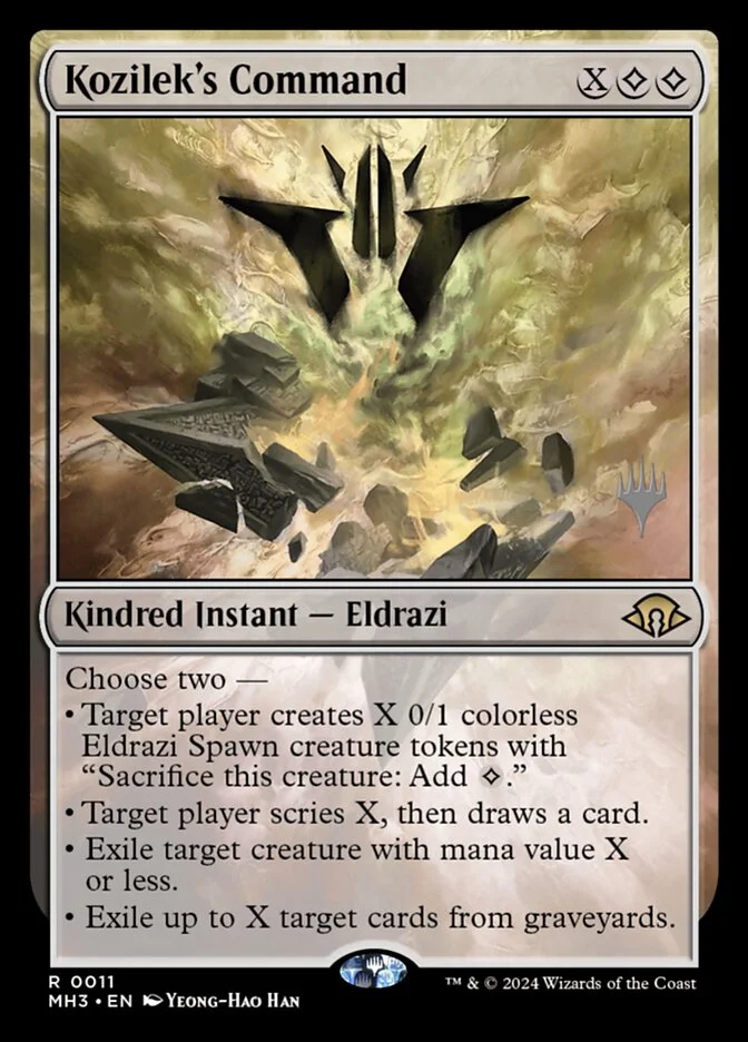Kozilek's Command 「PMH3/11p」「EN」