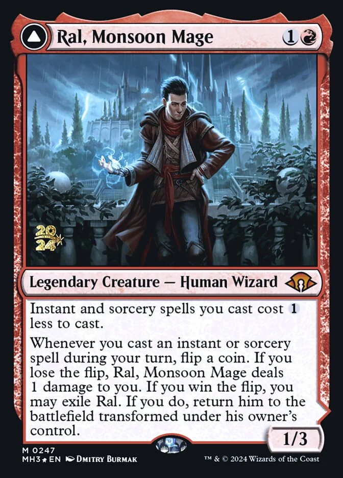 Ral, Monsoon Mage // Ral, Leyline Prodigy 「PMH3/247s」「EN」