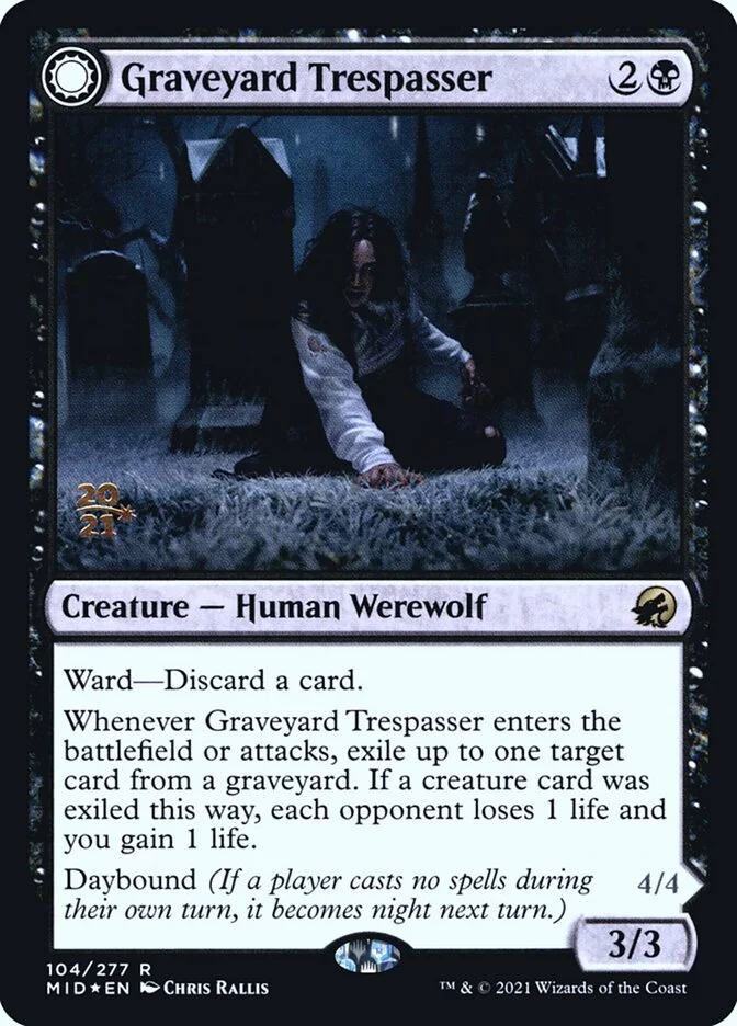 Graveyard Trespasser // Graveyard Glutton 「PMID/104s」「EN」